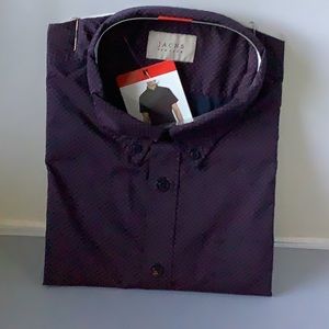 Men Jach’s New York Button down collar short-sleeved shirt size medium